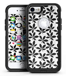 Slate Black 5 Leaf Clovers - iPhone 7 or 7 Plus Commuter Case Skin Kit