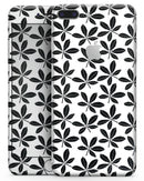 Slate Black 5 Leaf Clovers - Skin-kit for the iPhone 8 or 8 Plus