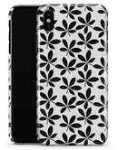 Slate Black 5 Leaf Clovers - iPhone X Clipit Case