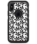 Slate Black 5 Leaf Clovers - iPhone X OtterBox Case & Skin Kits