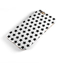 Slate Black All Over Star Pattern iPhone 6/6s or 6/6s Plus 2-Piece Hybrid INK-Fuzed Case