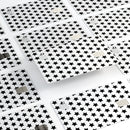 Slate Black All Over Star Pattern - Premium Protective Decal Skin-Kit for the Apple Credit Card