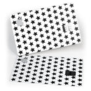 Slate Black All Over Star Pattern - Premium Protective Decal Skin-Kit for the Apple Credit Card
