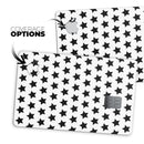 Slate Black All Over Star Pattern - Premium Protective Decal Skin-Kit for the Apple Credit Card
