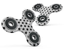 Slate Black All Over Star Pattern Full-Body Fidget Spinner Skin-Kit