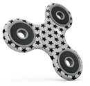 Slate Black All Over Star Pattern Full-Body Fidget Spinner Skin-Kit