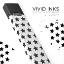 Slate Black All Over Star Pattern - Premium Decal Protective Skin-Wrap Sticker compatible with the Juul Labs vaping device