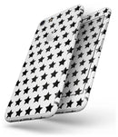 Slate Black All Over Star Pattern - Skin-kit for the iPhone 8 or 8 Plus