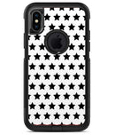 Slate Black All Over Star Pattern - iPhone X OtterBox Case & Skin Kits