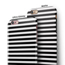 Slate Black Bold Hoizontal Lines iPhone 6/6s or 6/6s Plus 2-Piece Hybrid INK-Fuzed Case