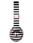Slate Black Bold Hoizontal Lines Full-Body Skin Kit for the Beats by Dre Solo 3 Wireless Headphones