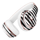 Slate Black Bold Hoizontal Lines Full-Body Skin Kit for the Beats by Dre Solo 3 Wireless Headphones