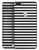 Slate Black Bold Hoizontal Lines - Skin-kit for the iPhone 8 or 8 Plus
