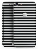 Slate Black Bold Hoizontal Lines - Skin-kit for the iPhone 8 or 8 Plus