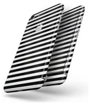 Slate Black Bold Hoizontal Lines - Skin-kit for the iPhone 8 or 8 Plus