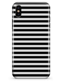 Slate Black Bold Hoizontal Lines - iPhone X Clipit Case