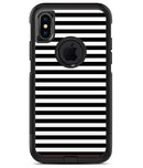 Slate Black Bold Hoizontal Lines - iPhone X OtterBox Case & Skin Kits