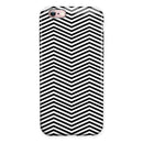 Slate Black Chevron with Translucent Backing iPhone 6/6s or 6/6s Plus 2-Piece Hybrid INK-Fuzed Case