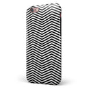Slate Black Chevron with Translucent Backing iPhone 6/6s or 6/6s Plus 2-Piece Hybrid INK-Fuzed Case