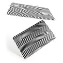 Slate Black Chevron with Translucent Backing - Premium Protective Decal Skin-Kit for the Apple Credit Card