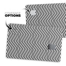 Slate Black Chevron with Translucent Backing - Premium Protective Decal Skin-Kit for the Apple Credit Card