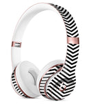 Slate Black Chevron with Translucent Backing Full-Body Skin Kit for the Beats by Dre Solo 3 Wireless Headphones