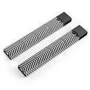 Slate Black Chevron with Translucent Backing - Premium Decal Protective Skin-Wrap Sticker compatible with the Juul Labs vaping device