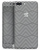 Slate Black Chevron with Translucent Backing - Skin-kit for the iPhone 8 or 8 Plus