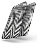 Slate Black Chevron with Translucent Backing - Skin-kit for the iPhone 8 or 8 Plus