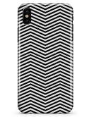 Slate Black Chevron with Translucent Backing - iPhone X Clipit Case