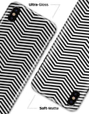 Slate Black Chevron with Translucent Backing - iPhone X Clipit Case