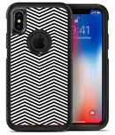 Slate Black Chevron with Translucent Backing - iPhone X OtterBox Case & Skin Kits