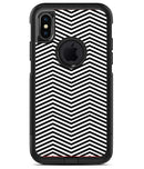 Slate Black Chevron with Translucent Backing - iPhone X OtterBox Case & Skin Kits