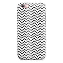 Slate Black Contrasting Bold and Thin Chevron iPhone 6/6s or 6/6s Plus 2-Piece Hybrid INK-Fuzed Case