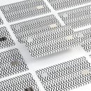 Slate Black Contrasting Bold and Thin Chevron - Premium Protective Decal Skin-Kit for the Apple Credit Card