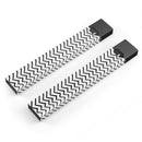 Slate Black Contrasting Bold and Thin Chevron - Premium Decal Protective Skin-Wrap Sticker compatible with the Juul Labs vaping device
