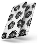 Slate Black Daisy's with Translucent Backing - Skin-kit for the iPhone 8 or 8 Plus