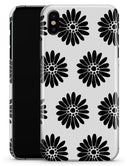 Slate Black Daisy's with Translucent Backing - iPhone X Clipit Case