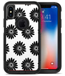 Slate Black Daisy's with Translucent Backing - iPhone X OtterBox Case & Skin Kits