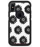 Slate Black Daisy's with Translucent Backing - iPhone X OtterBox Case & Skin Kits