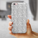 Slate Black Forms Under Microscope iPhone 6/6s or 6/6s Plus 2-Piece Hybrid INK-Fuzed Case