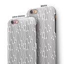 Slate Black Forms Under Microscope iPhone 6/6s or 6/6s Plus 2-Piece Hybrid INK-Fuzed Case