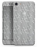 Slate Black Forms Under Microscope   - Skin-kit for the iPhone 8 or 8 Plus