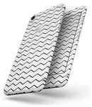 Slate Black Horizontal Chevron Pattern - Skin-kit for the iPhone 8 or 8 Plus