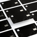 Slate Black Marble Surface - Premium Protective Decal Skin-Kit for the Apple Credit Card
