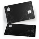 Slate Black Marble Surface - Premium Protective Decal Skin-Kit for the Apple Credit Card