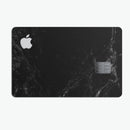 Slate Black Marble Surface - Premium Protective Decal Skin-Kit for the Apple Credit Card