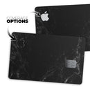 Slate Black Marble Surface - Premium Protective Decal Skin-Kit for the Apple Credit Card