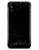 Slate Black Marble Surface - iPhone X Clipit Case