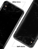 Slate Black Marble Surface - iPhone X Clipit Case